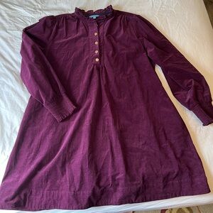 Draper James RSVP Corduroy Scalloped Mini Dress